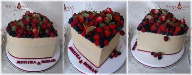 Svadovné srdce , torta, Svadobné torty, Tortolandia.sk, 1
