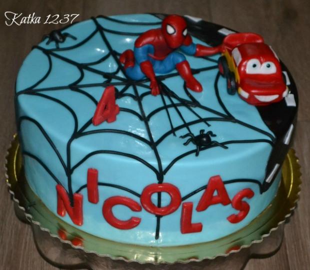 spiderman, torta, Rozprávkové torty, katka1237, 1
