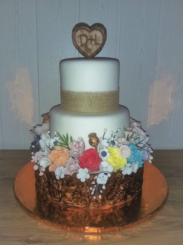 svadobná - jar, torta, Svadobné torty, romi@cake, 1