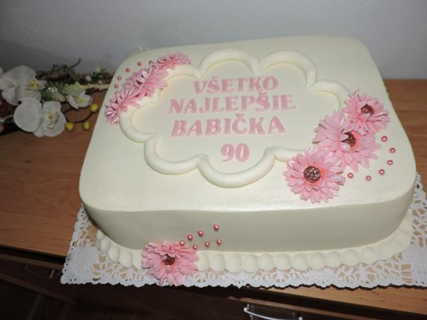 pre babičku, torta, Narodeninové torty, Stanulienka, 1
