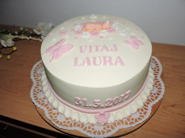Laure ku krstu, torta, Torty na krstiny, Stanulienka, 1