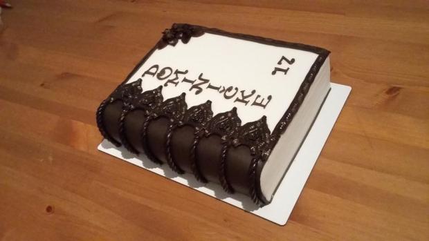 Kniha, torta, Narodeninové torty, juraj.ba, 1