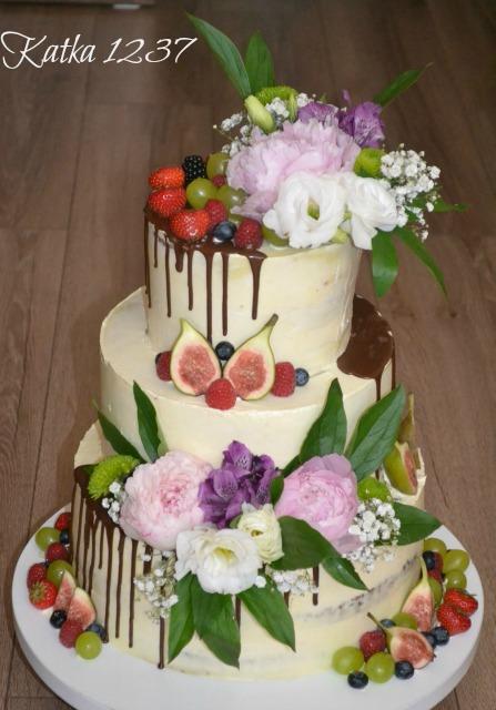 svadobná so živými kvetmi, torta, Svadobné torty svadobná so živými kvetmi, torta, Svadobné torty, katka1237, 1