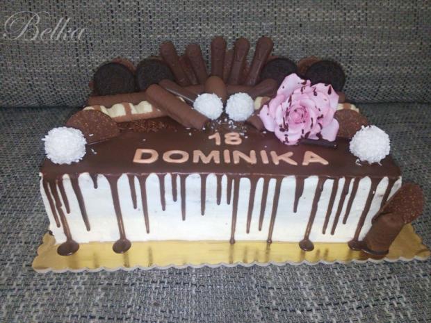 drip cake, torta, Čokoládové torty, belka, 1