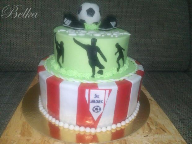 torta pre futbalistov, torta, Športové torty, belka, 1