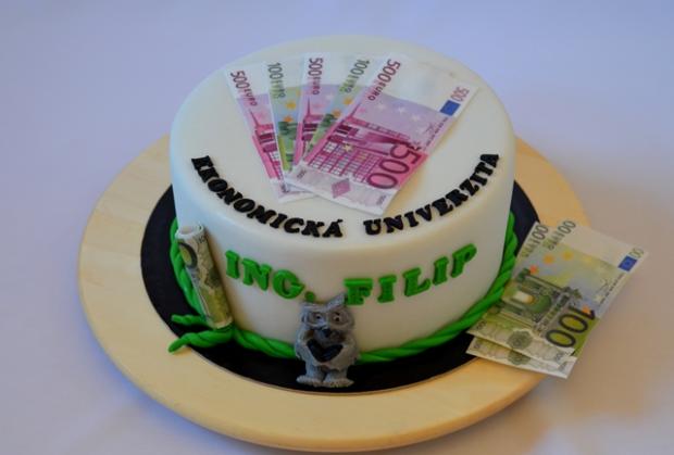 74. Torta Financie, torta, Torty - škola, stužková, evinka1, 1