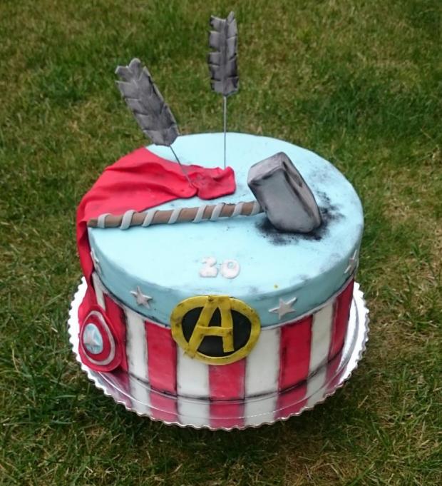 Tortička Avengers, torta, Rozprávkové torty, andy611, 1