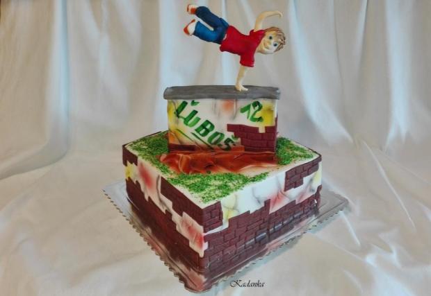 Parkúr, torta, Športové torty, Kadanka, 1