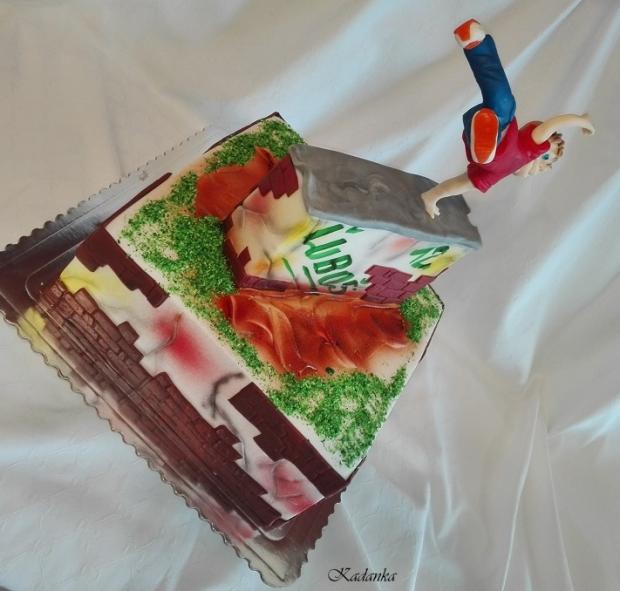 Parkúr, torta, Športové torty, Kadanka, 4