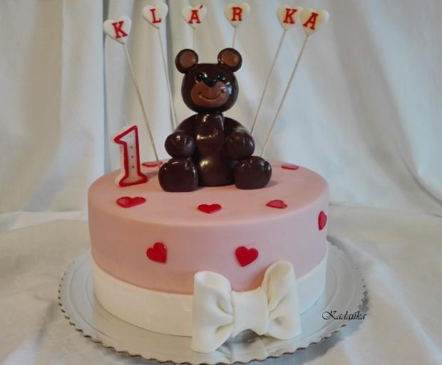 Macko pre Klárku..., torta, Torty so zvieratkami, Kadanka, 2