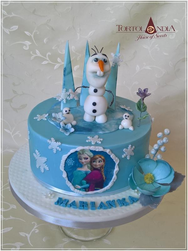 Olaf pre Marianku, torta, Rozprávkové torty, Tortolandia.sk, 1