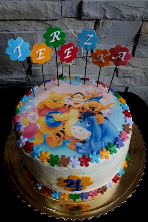 Macko Pu, torta, Rozprávkové torty, MartinaO, 1