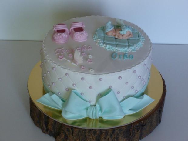 krstinová tortička, torta, Torty na krstiny, kukulka1, 1