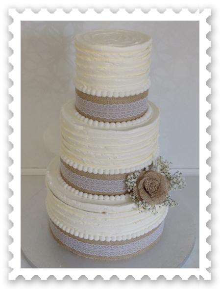svatební s jutou, torta, Svadobné torty svatební s jutou, torta, Svadobné torty, Lucik Skodik, 1