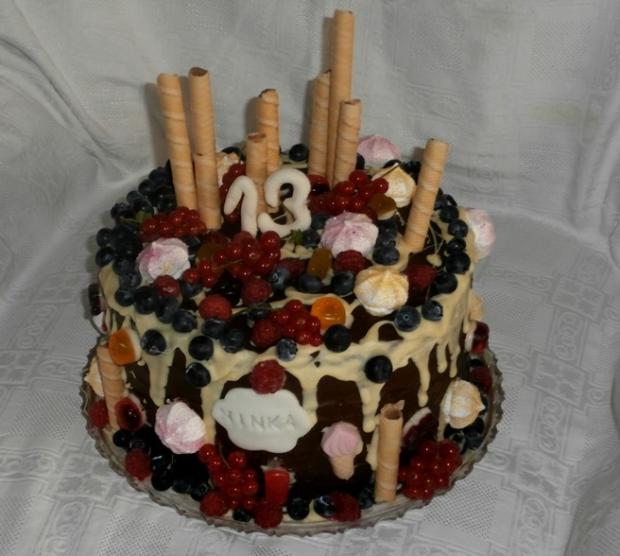 narodeninová drip cake pre vnučku Ninku, torta, Narodeninové torty narodeninová drip cake pre vnučku Ninku, torta, Narodeninové torty, NIELA, 1