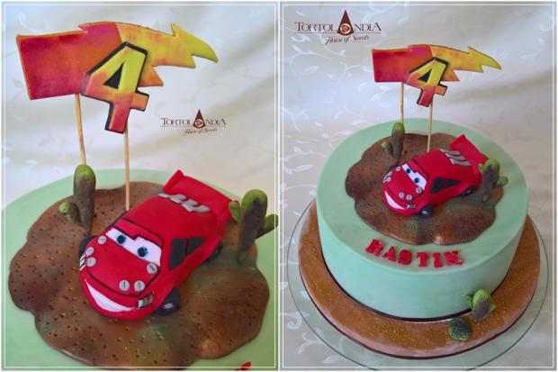 Autíčko Mc Queen, torta, Torty autíčka, vláčiky Autíčko Mc Queen, torta, Torty autíčka, vláčiky, Tortolandia.sk, 2