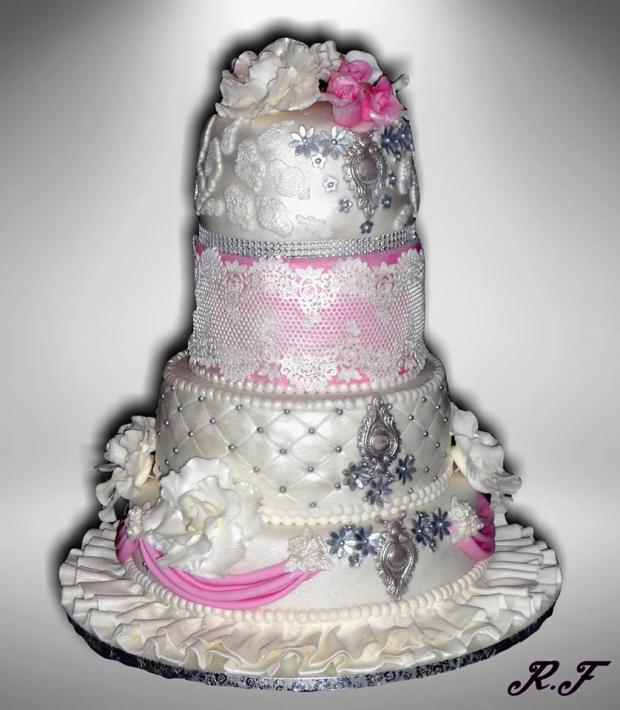 v bielom, torta, Narodeninové torty v bielom, torta, Narodeninové torty, Ruzena Farkasova, 8