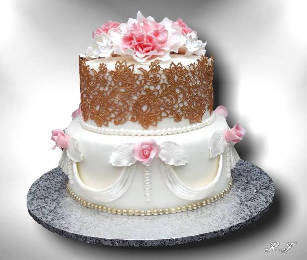 v bielom, torta, Narodeninové torty v bielom, torta, Narodeninové torty, Ruzena Farkasova, 4