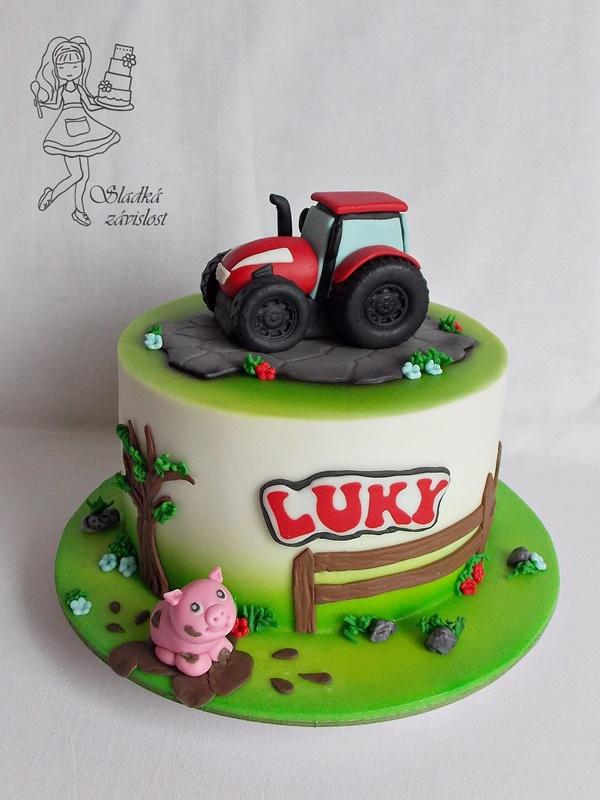 Traktor, torta, Torty autíčka, vláčiky, Sladká závislost, 1