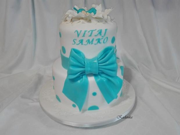 Na krstiny  bábätko v zajačikovom, torta, Torty na krstiny, Kadanka, 2
