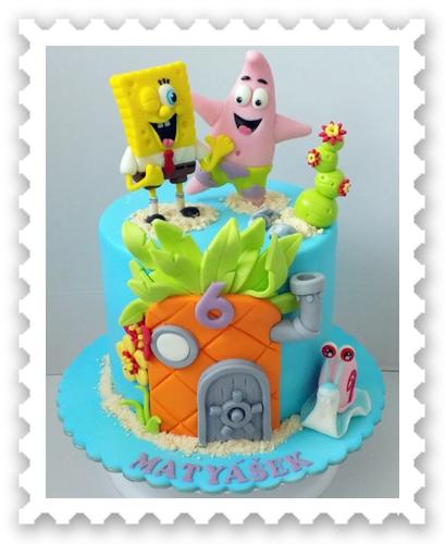 Spongebob a spol., torta, Rozprávkové torty Spongebob a spol., torta, Rozprávkové torty, Lucik Skodik, 1