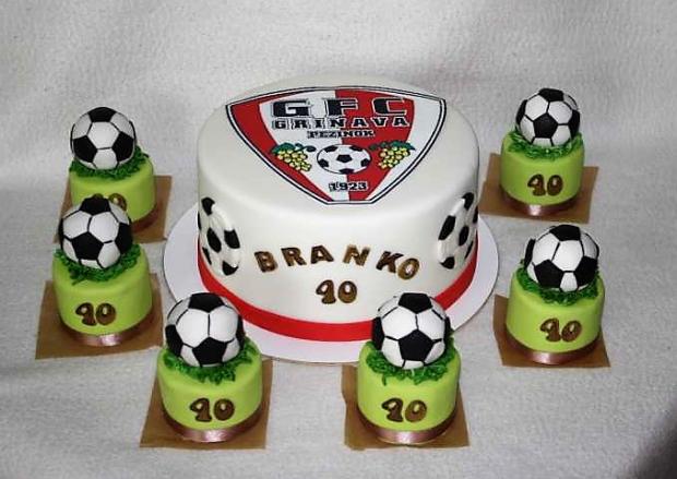 Futbalový setík, torta, Športové torty Futbalový setík, torta, Športové torty, stanula, 1