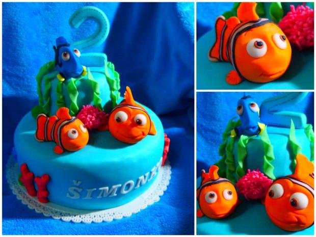 Hľadá sa Nemo, torta, Rozprávkové torty, apple, 1