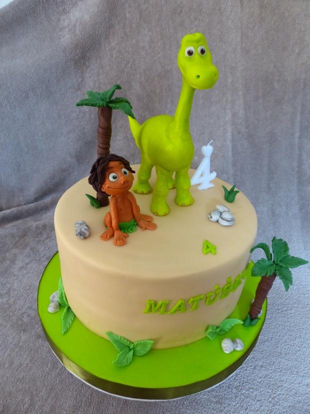 Dobrý dinosaurus, torta, Rozprávkové torty Dobrý dinosaurus, torta, Rozprávkové torty, Anna Š., 1