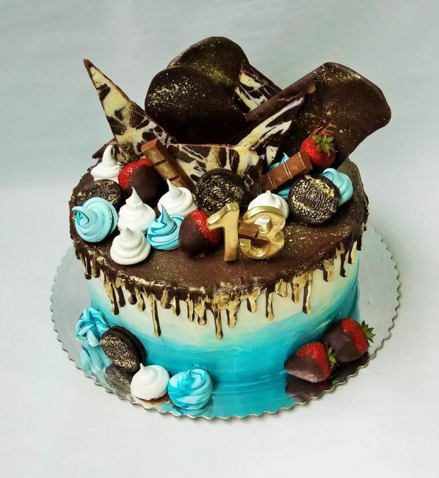 cokoladova s buttercremom , torta, Narodeninové torty, Danielita13, 1
