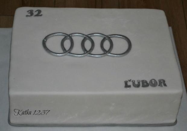 AUDI znak, torta, Narodeninové torty, katka1237, 1