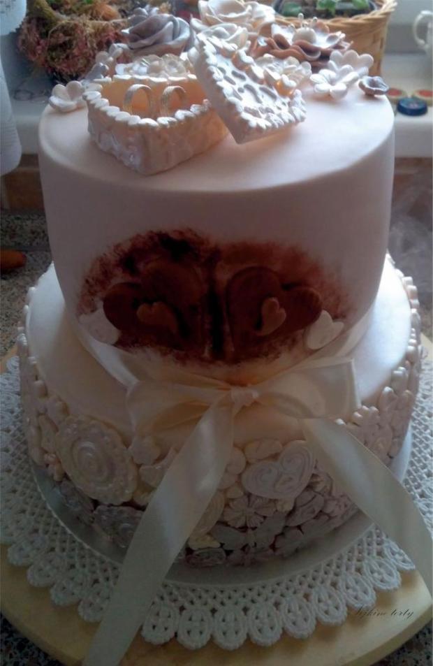 Na tajnú svadbu :), torta, Svadobné torty, S. Sojka, 1