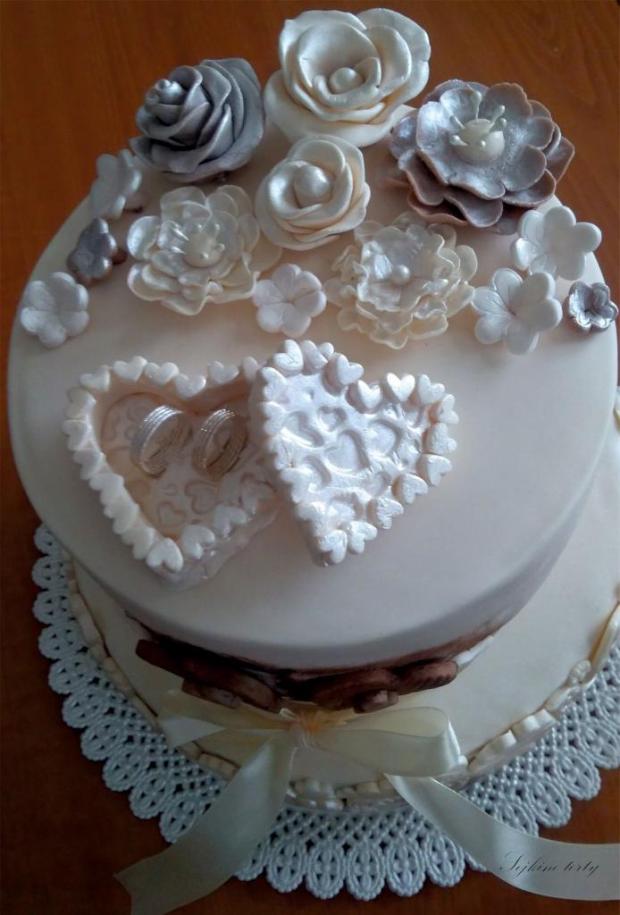 Na tajnú svadbu :), torta, Svadobné torty, S. Sojka, 2
