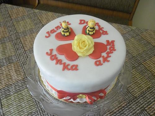 pre 4 -roch oslávencov, torta, Narodeninové torty, Ivka29, 1
