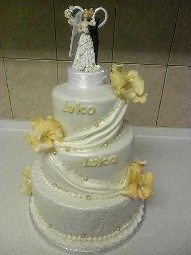 svadobná, torta, Svadobné torty, Ivka29, 1