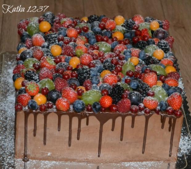 čokoládovo-ovocná, torta, Čokoládové torty, katka1237, 1