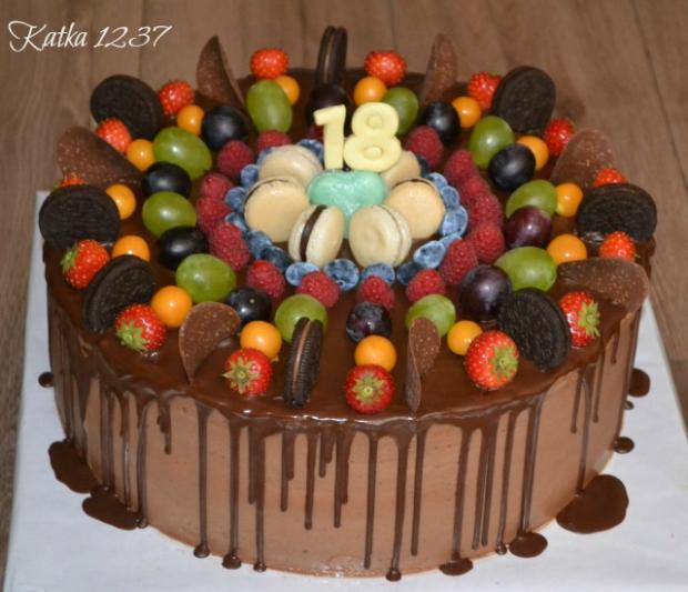čokoládová k 18tke, torta, Čokoládové torty, katka1237, 1