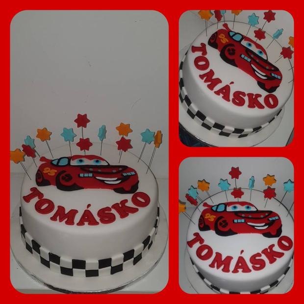 McQueen, torta, Rozprávkové torty, veronika.golecka, 1