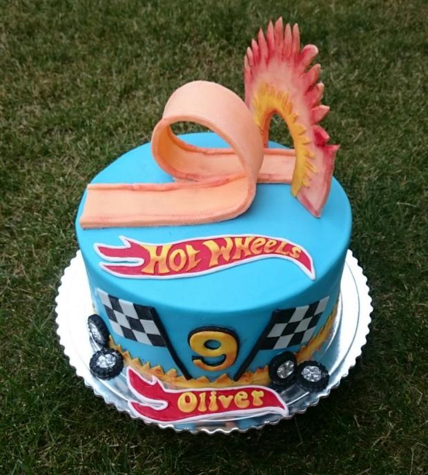 Tortička Hot Wheels, torta, Torty autíčka, vláčiky, andy611, 1