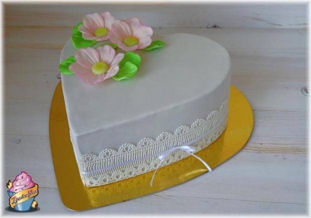 Svadobne srdiecko, torta, Svadobné torty, zjedz ma, 1