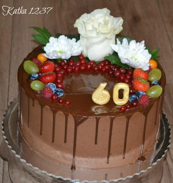 opäť s kvetmi, torta, Čokoládové torty, katka1237, 1