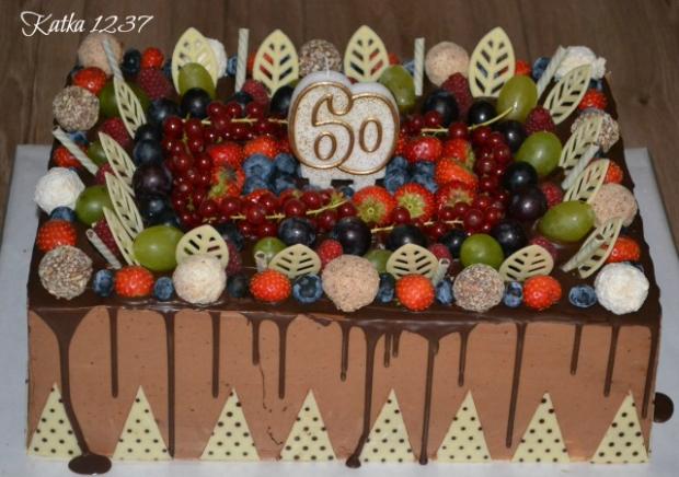 ovocno čokoládová , torta, Čokoládové torty, katka1237, 1