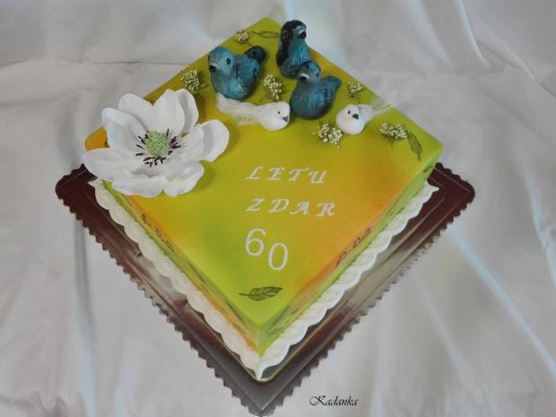Narodeninová pre holubára..., torta, Narodeninové torty, Kadanka, 2