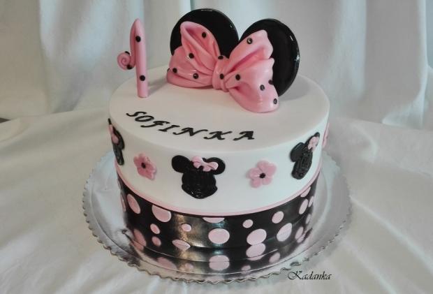 Myška Minnie, torta, Rozprávkové torty, Kadanka, 4