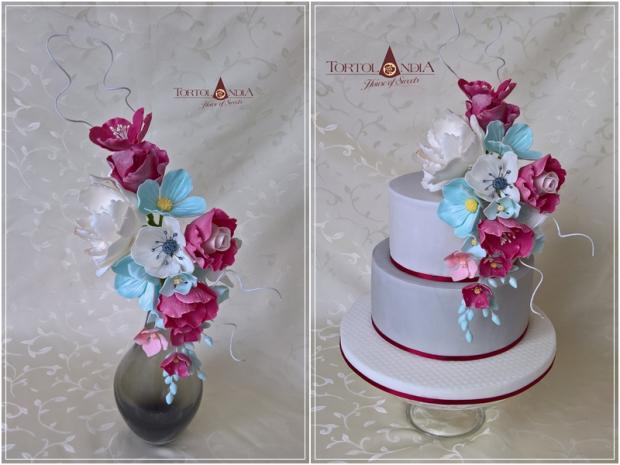 Elegantná k 50-tke pre dámu, torta, Narodeninové torty Elegantná k 50-tke pre dámu, torta, Narodeninové torty, Tortolandia.sk, 3