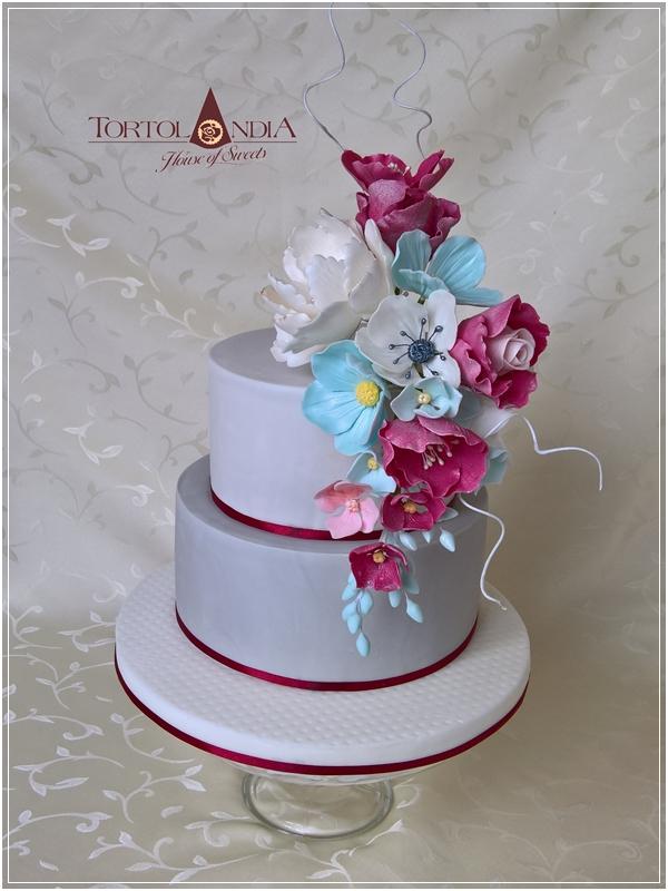 Elegantná k 50-tke pre dámu, torta, Narodeninové torty Elegantná k 50-tke pre dámu, torta, Narodeninové torty, Tortolandia.sk, 1