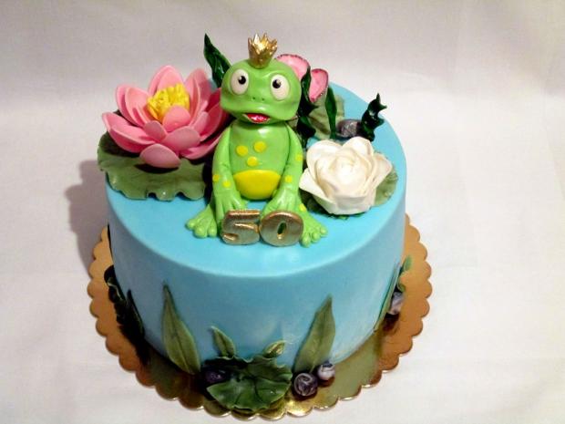Žabí princ k narodeninám pre Elenku , torta, Narodeninové torty, AničkaL, 1