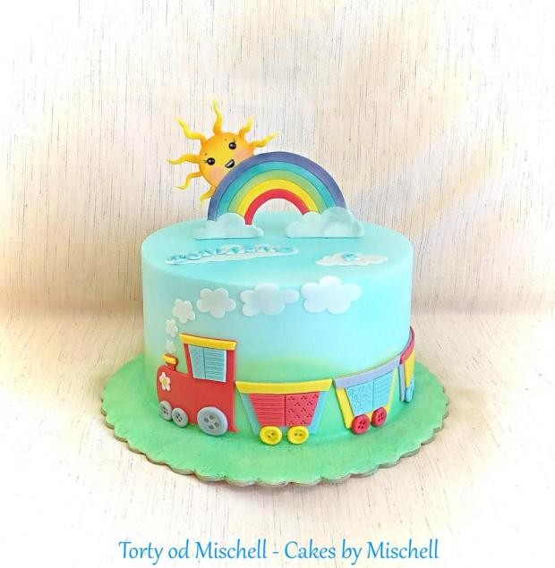Vláčiková ... , torta, Torty autíčka, vláčiky, Mischell, 1
