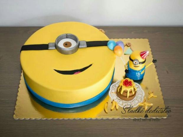 Mimoni , torta, Rozprávkové torty, Janiinka, 1