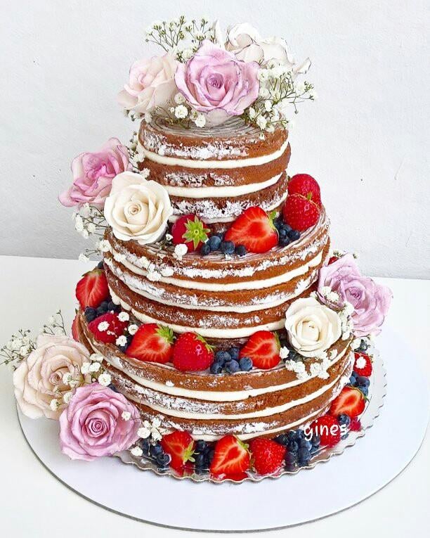 Svadobna ♡♡♡, torta, Nahé torty, Gines, 1