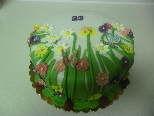 kvetinková, torta, Narodeninové torty, Ivka29, 1